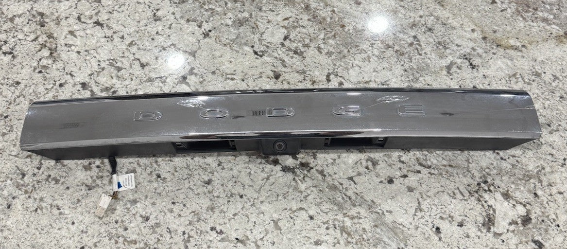 2011 2012 2013 DODGE DURANGO OEM CHROME TRUNK MOLDING TRIM GARNISH WITH CAMERA
