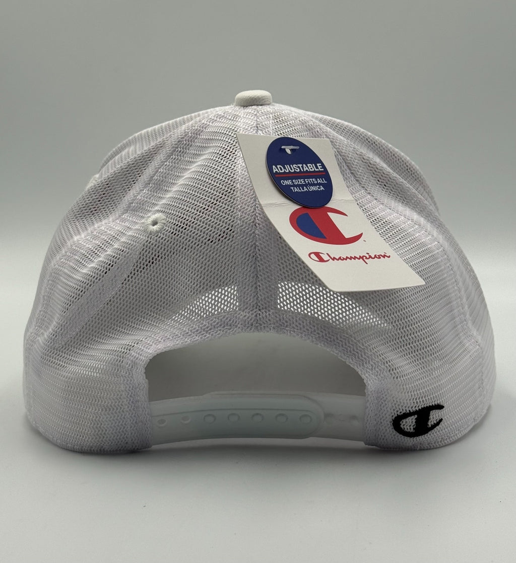 Champion 1919 Physical Education Football Trucker Hat White Mesh Snapback Cap