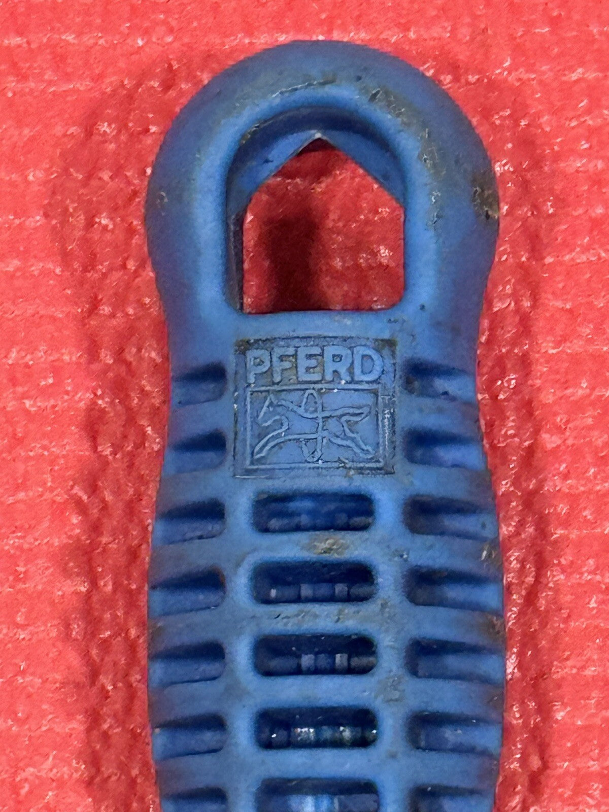 PFERD 12" Rounded File with Blue Handle