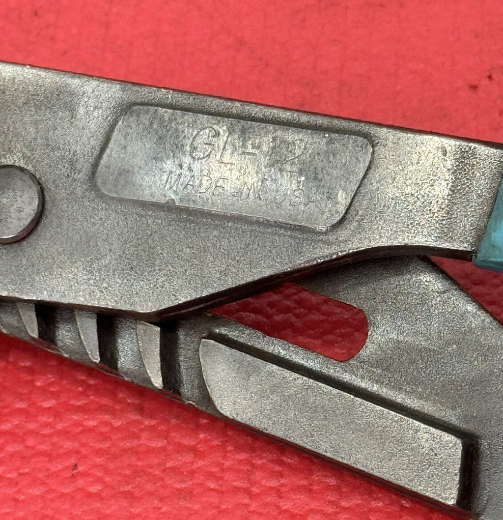 Channellock no. GL12  GripLock Tongue Groove Pliers Made in USA Channel Lock