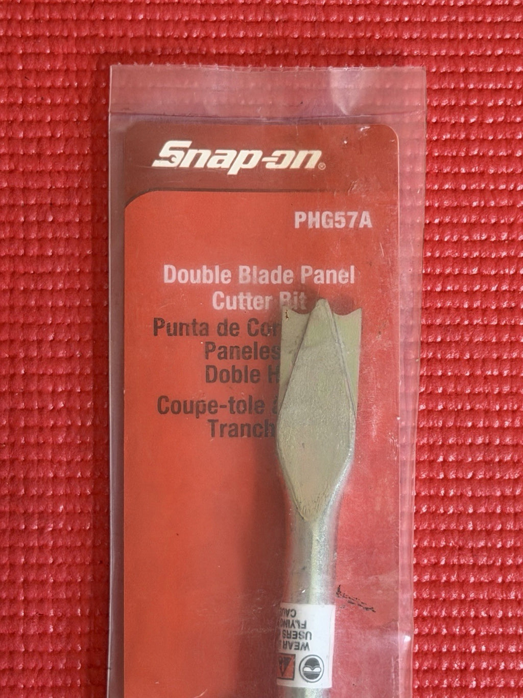 Snap-On Tools PHG57A NEW Air Hammer bit Double Blade Panel Cutter Bit USA
