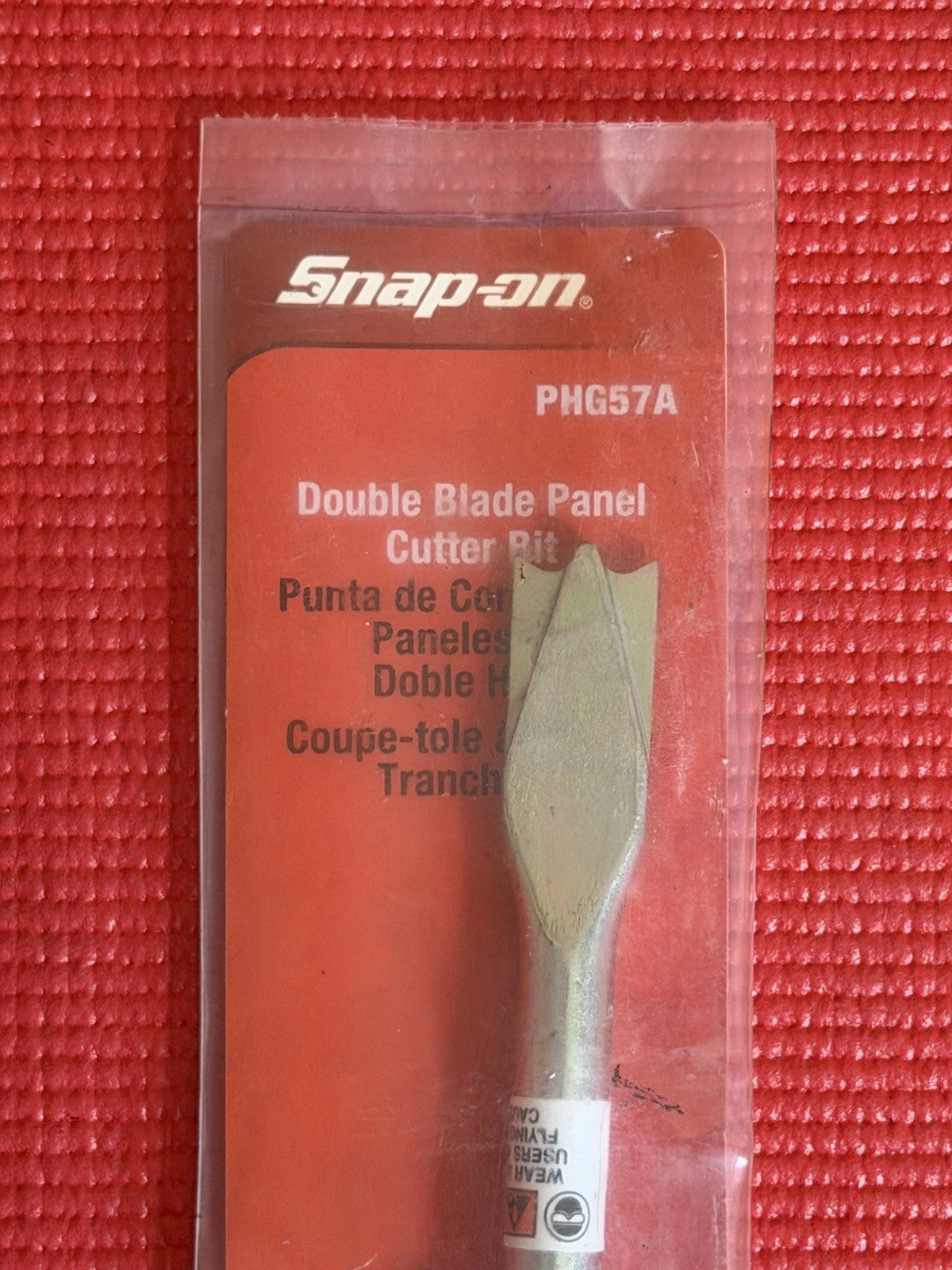 Snap-On Tools PHG57A NEW Air Hammer bit Double Blade Panel Cutter Bit USA
