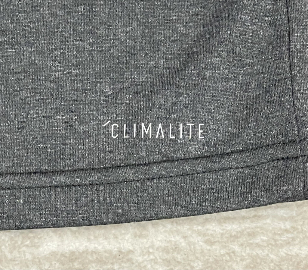Adidas Climalite Grey Dry Fit Short Sleeve Shirt, Men’s T-shirt Small (S)