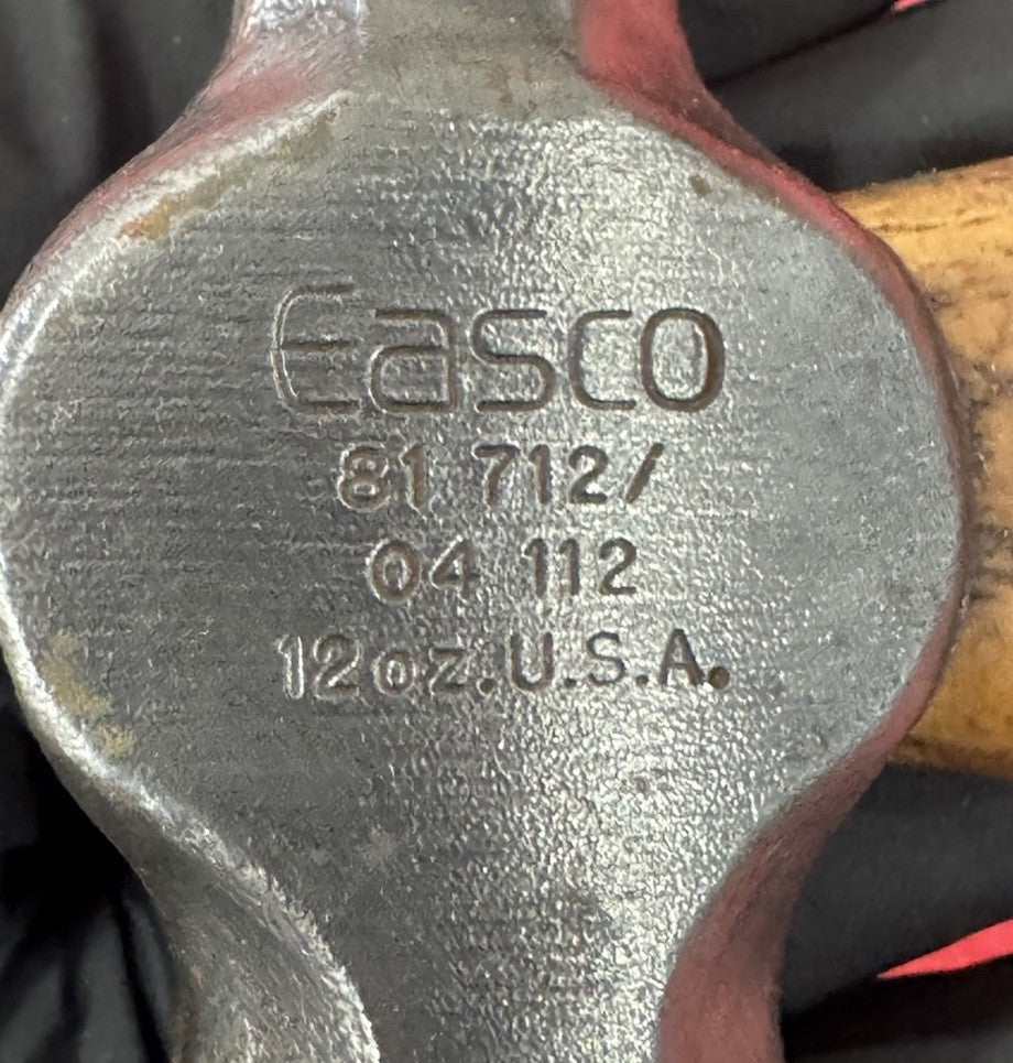 Vintage Easco Tools No. 81 712/04 112 Ball Peen Hammer 12 oz Made In USA Rare
