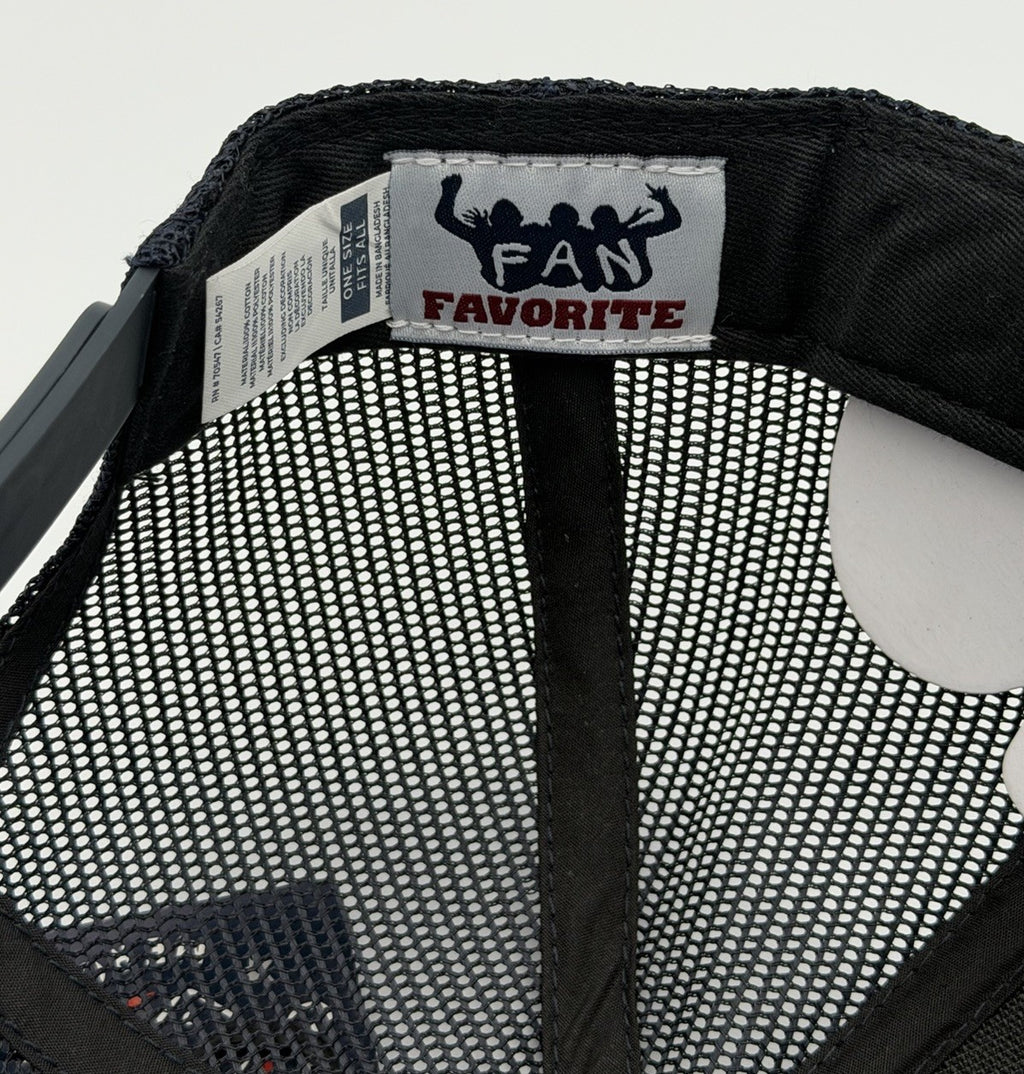 New York Yankees Fan Favorite Osfa Adjustable Hat Cap Navy Silver NEW WITH TAG