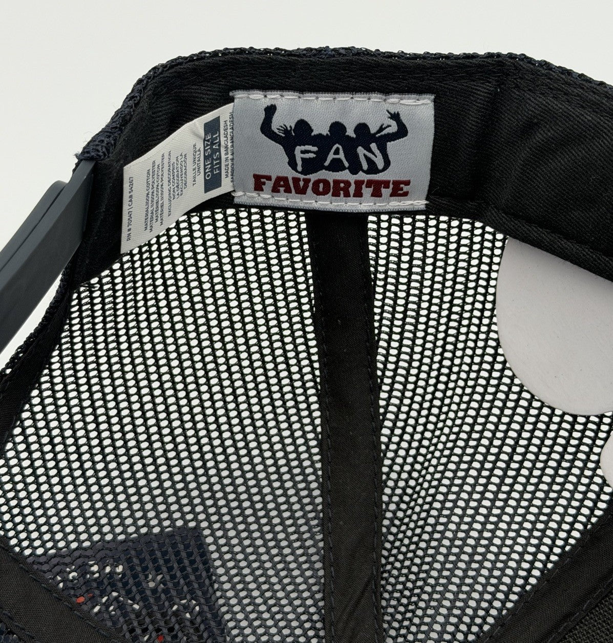 New York Yankees Fan Favorite Osfa Adjustable Hat Cap Navy Silver NEW WITH TAG