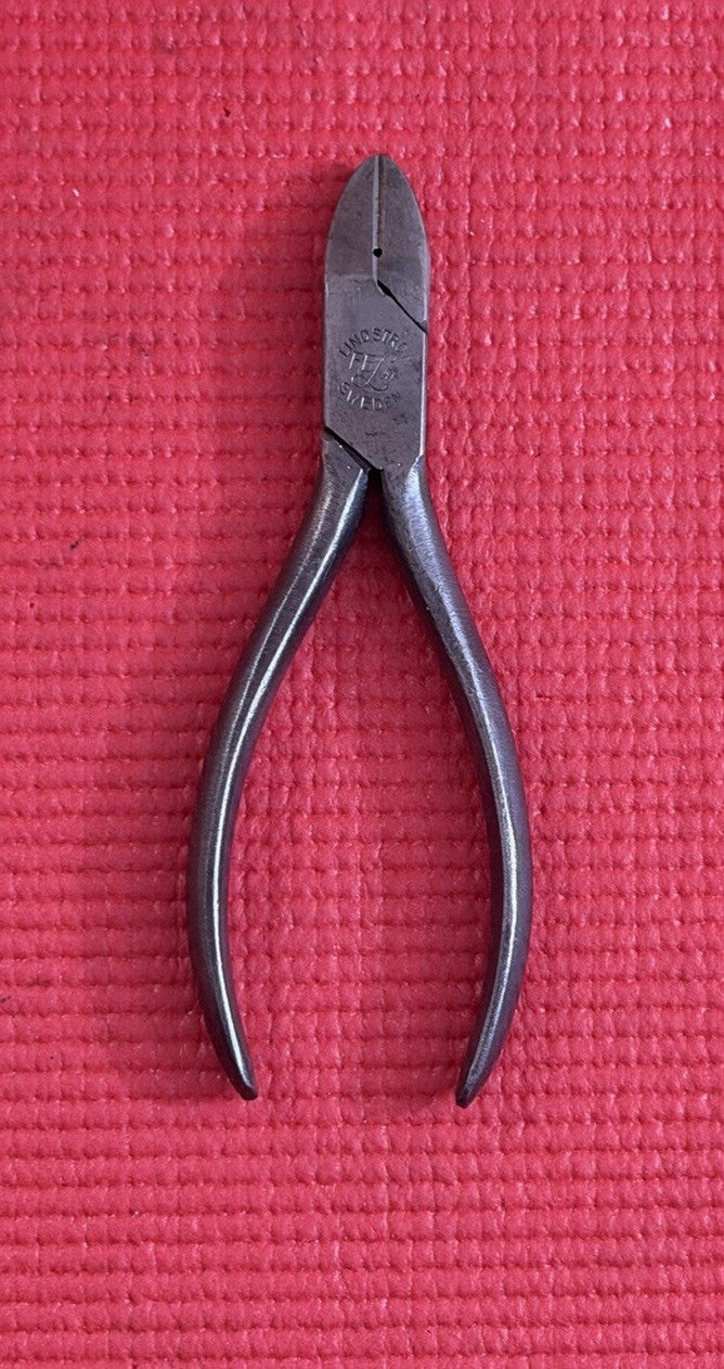 Vintage Lindstrom 5 1/2” Diagonal Cutters Made In Sweden