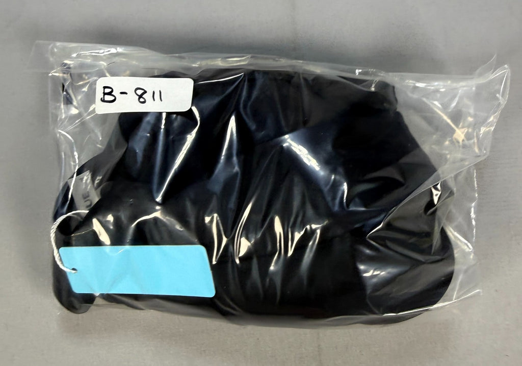 NWT Yonique Swimsuit Top Womens Black Twist Front Bikini Top Padded Push Up
