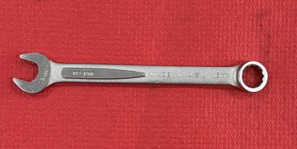 Vintage Easco Tools 63-616  16 mm Combination Wrench Made In USA NEW