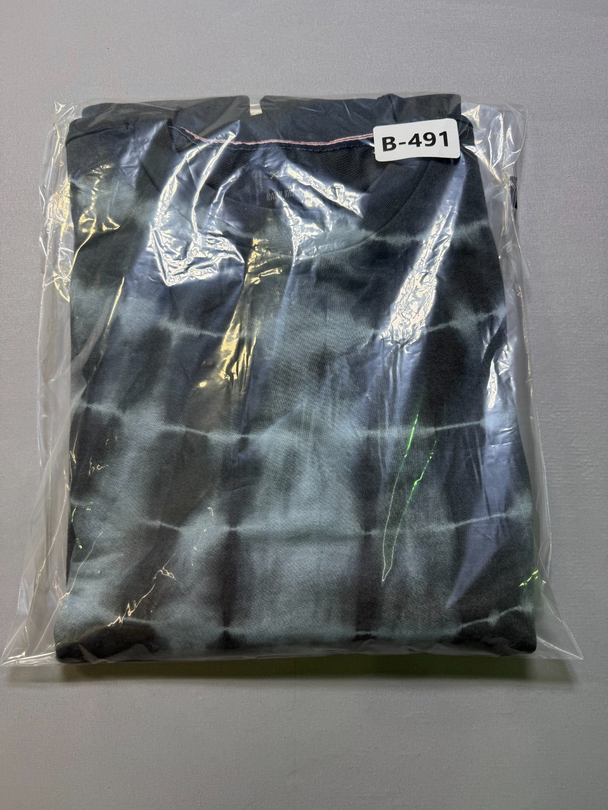 NWT Navy Yard Tie Dye Crew Neck Sweatshirt Men's X-Large Gray Black Long Sleeve
