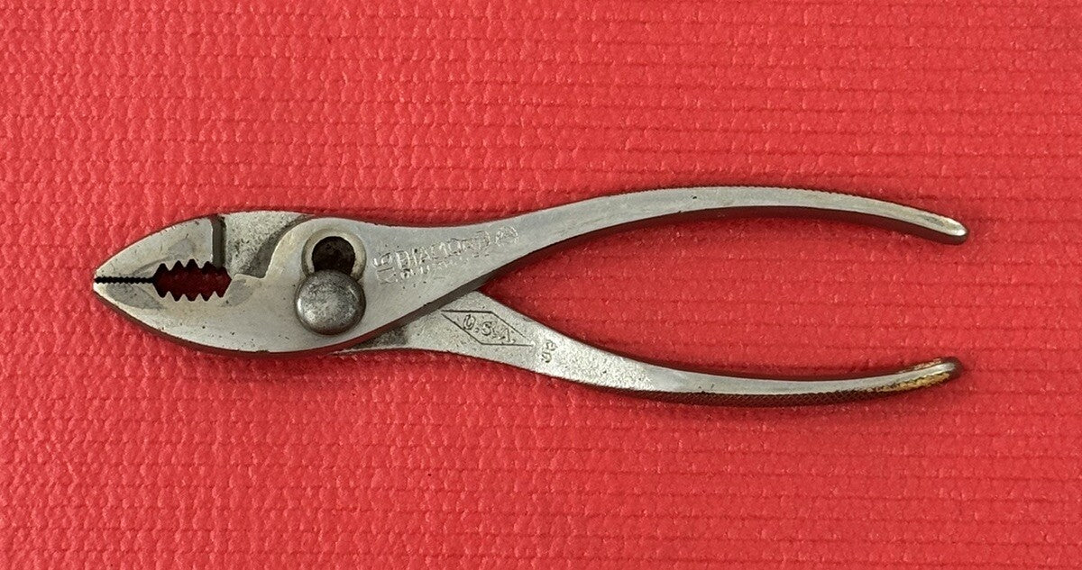 Vintage DIAMOND DULUTH K16 Slip Joint Pliers Made in USA