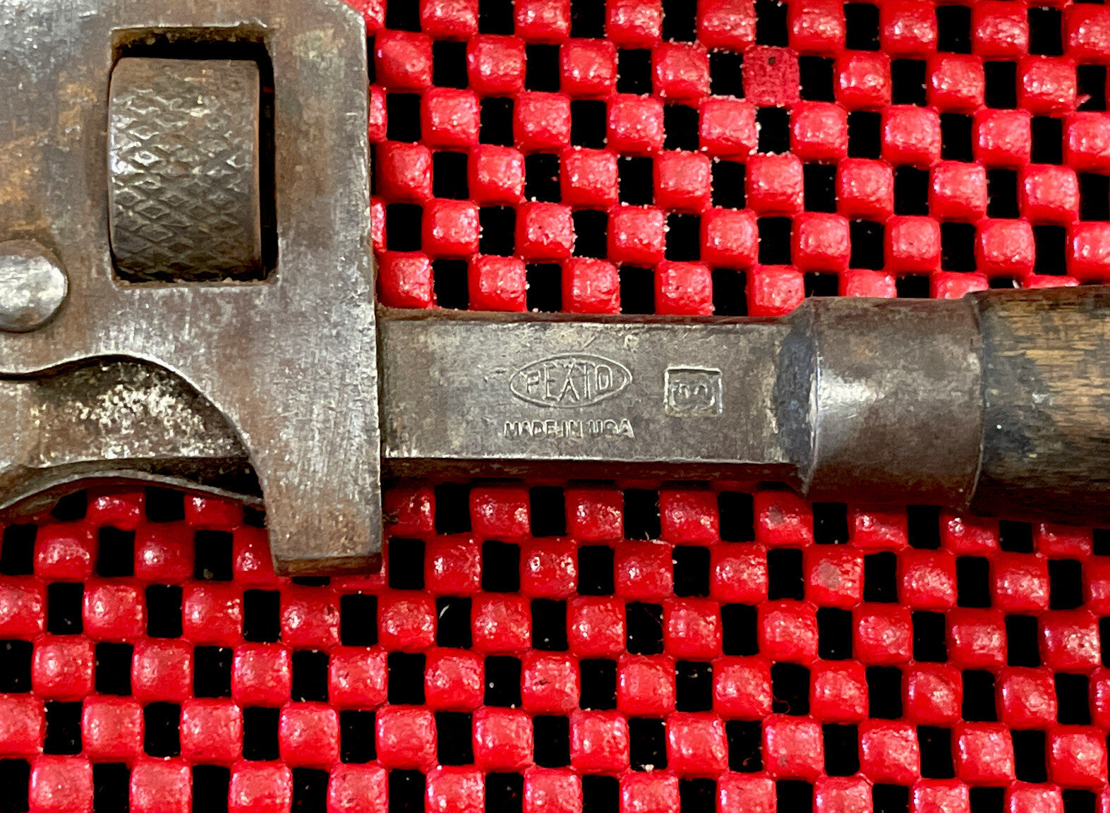Vintage PEXTO Tools 8” Adjustable Pipe Wrench w/Wood Handle Made in USA M2