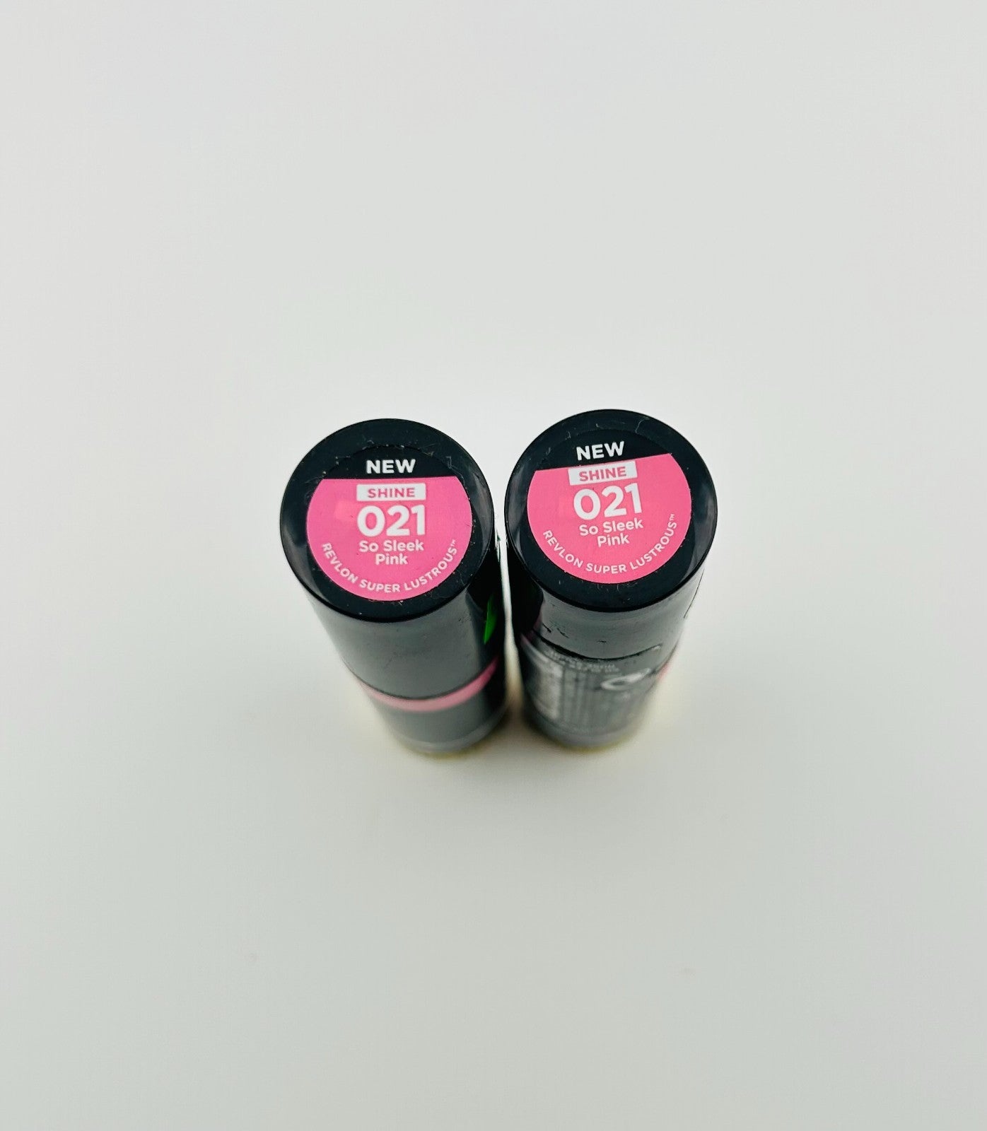 Revlon Super Lustrous Glass Shine Lipsticks #021 So Sleek Pink - Pack of 2