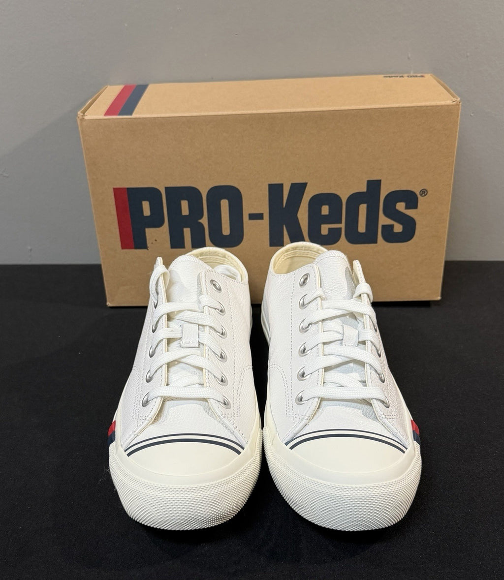 Pro-Keds Royal Lo Lace Up Men's Size 11.5 (M) White Leather Shoes Sneaker NWB