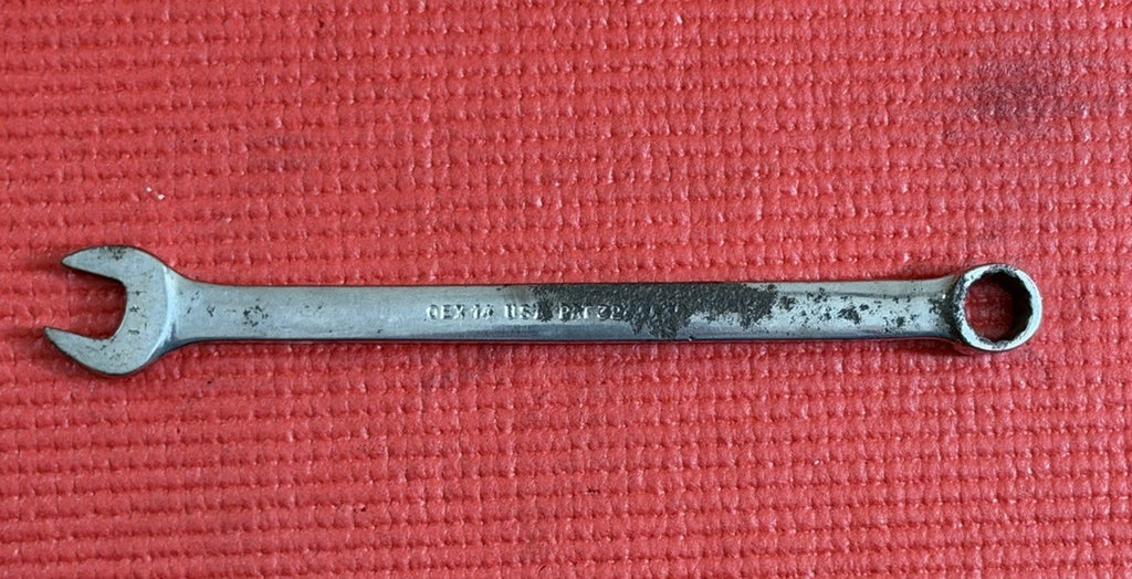 Snap-on Tools OEX14  7/16" 12 Point SAE Combination Wrench Made In USA