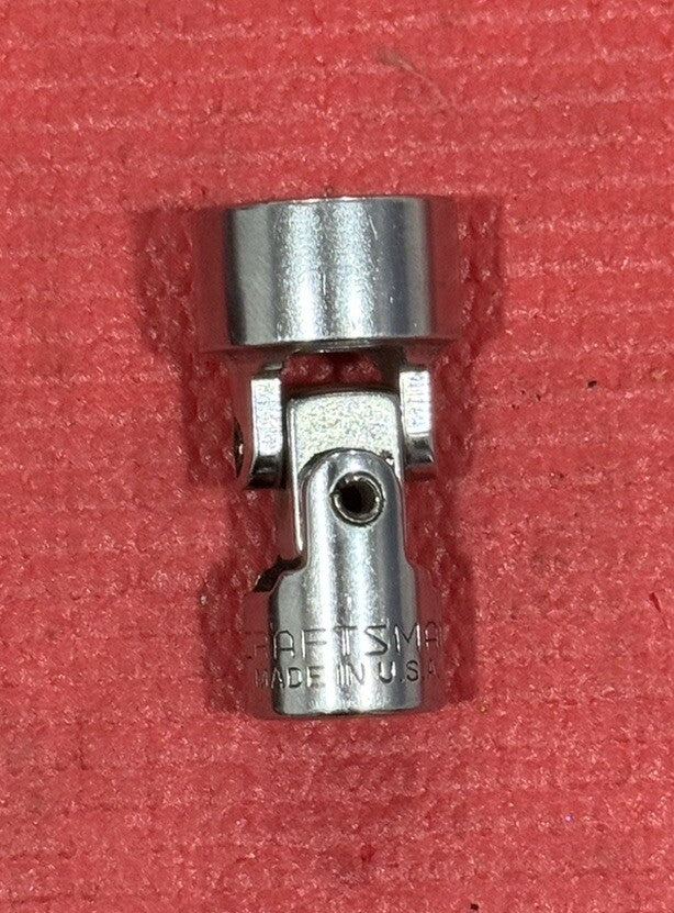 Vintage Craftsman V Series 43258, 3/8" Drive 3/4" Universal Swivel Socket USA