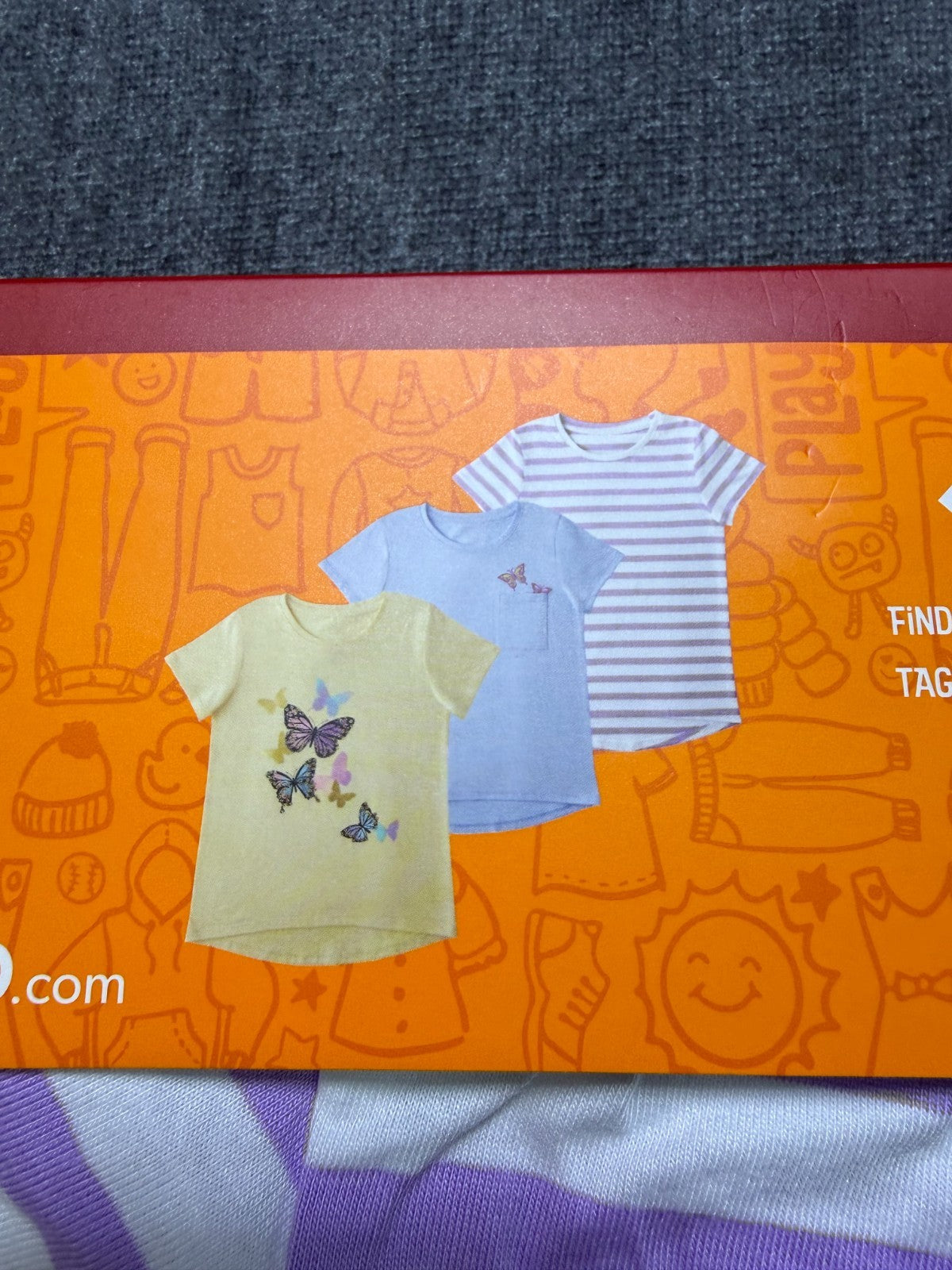 NWT Member's Mark My Favorite Active Tees Girls 7/8 Multicolor Preppy - 3-Pack