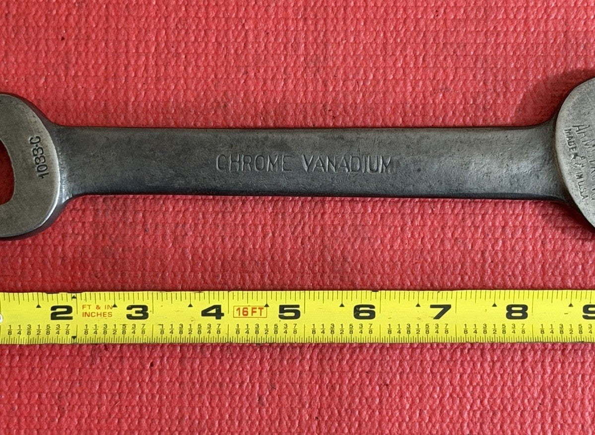 Armstrong Tools 1033-C  15/16" x 1" Open End Wrench Chrome Vanadium Made In USA