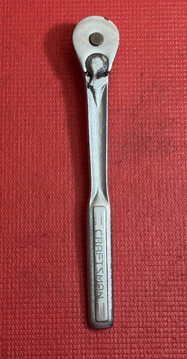 Vintage Craftsman V-44975 V Series 1/2" Ratchet With Oil Port Made In USA