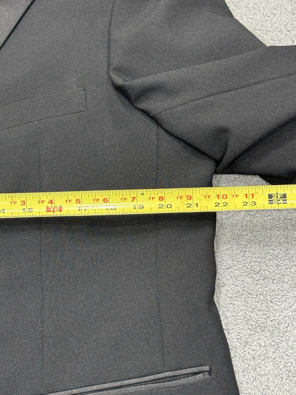 NEW Soprano Men's Size 42S Black Sports Coat Blazer Suit Jacket 3 Button