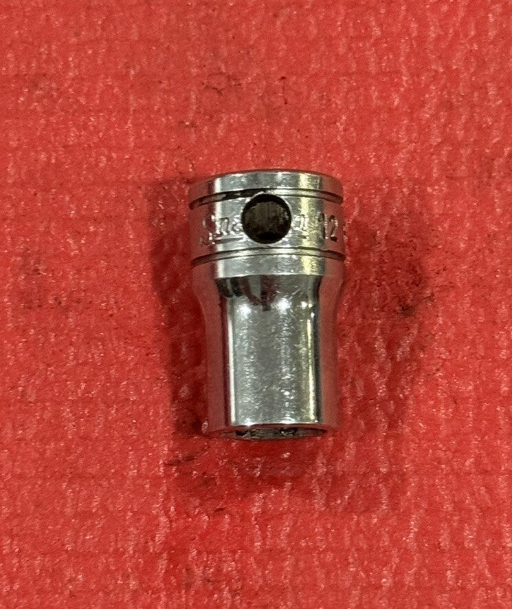 Snap-On Tools FLE 120 3/8" Drive Chrome TORX Shallow Socket E12 Made in USA