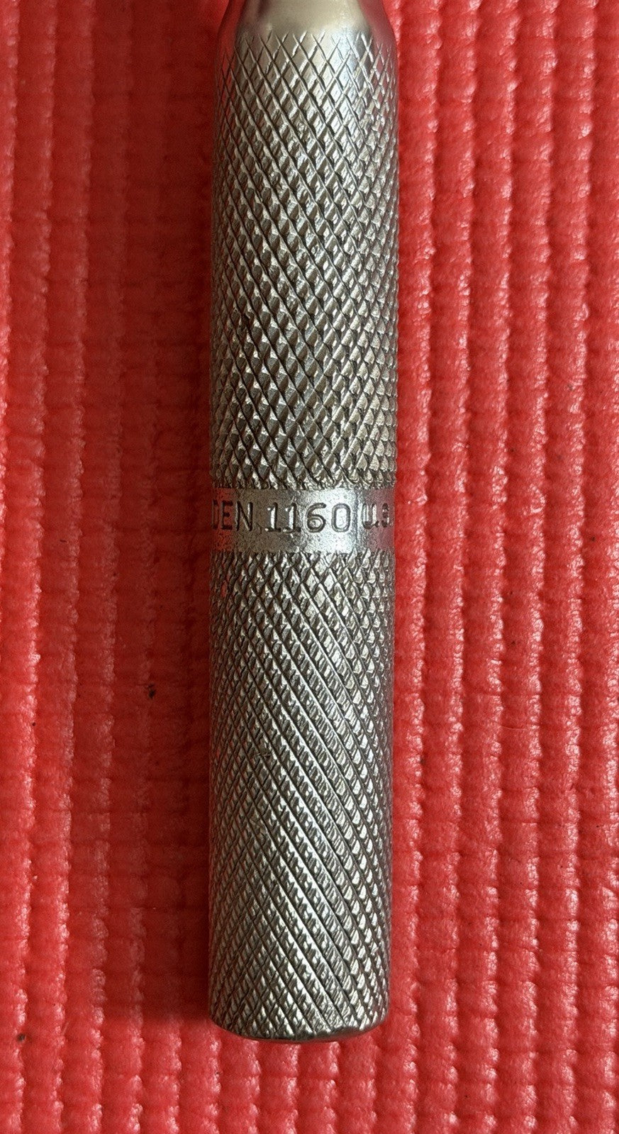 Vintage Walden Tools 1160 USA 1/2" Drive Socket Ratchet Wrench Knurled Handle