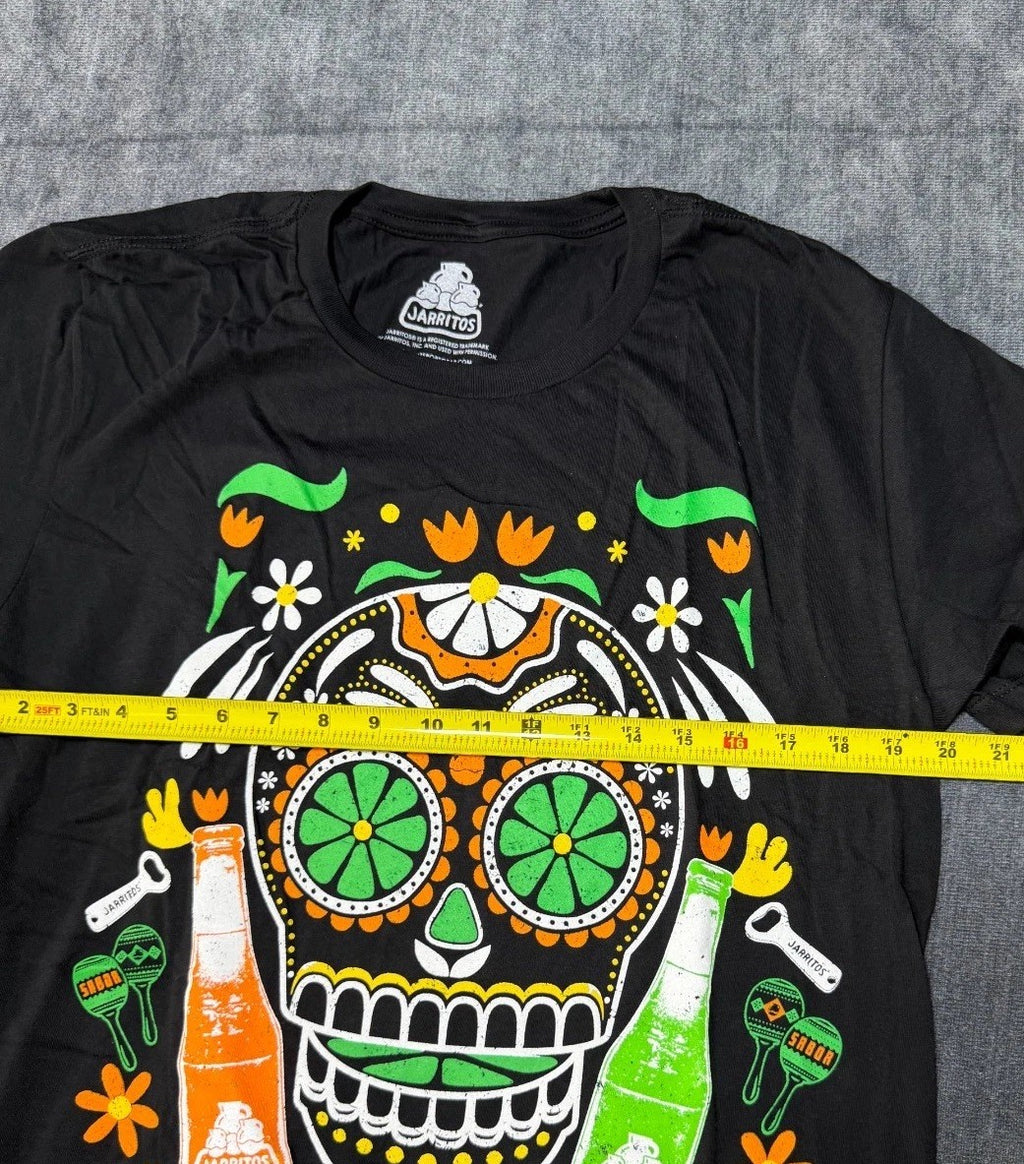 Jarritos Soda Mexican Soft Drink Graphic T-Shirt Men's Large Black Short Sleeve
