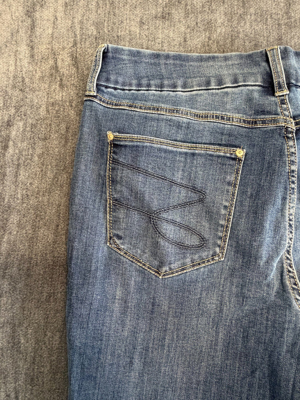 NWT Seven7 Skinny Jeans Women's 12 Blue Denim High Rise Stretch Casual 5-Pockets