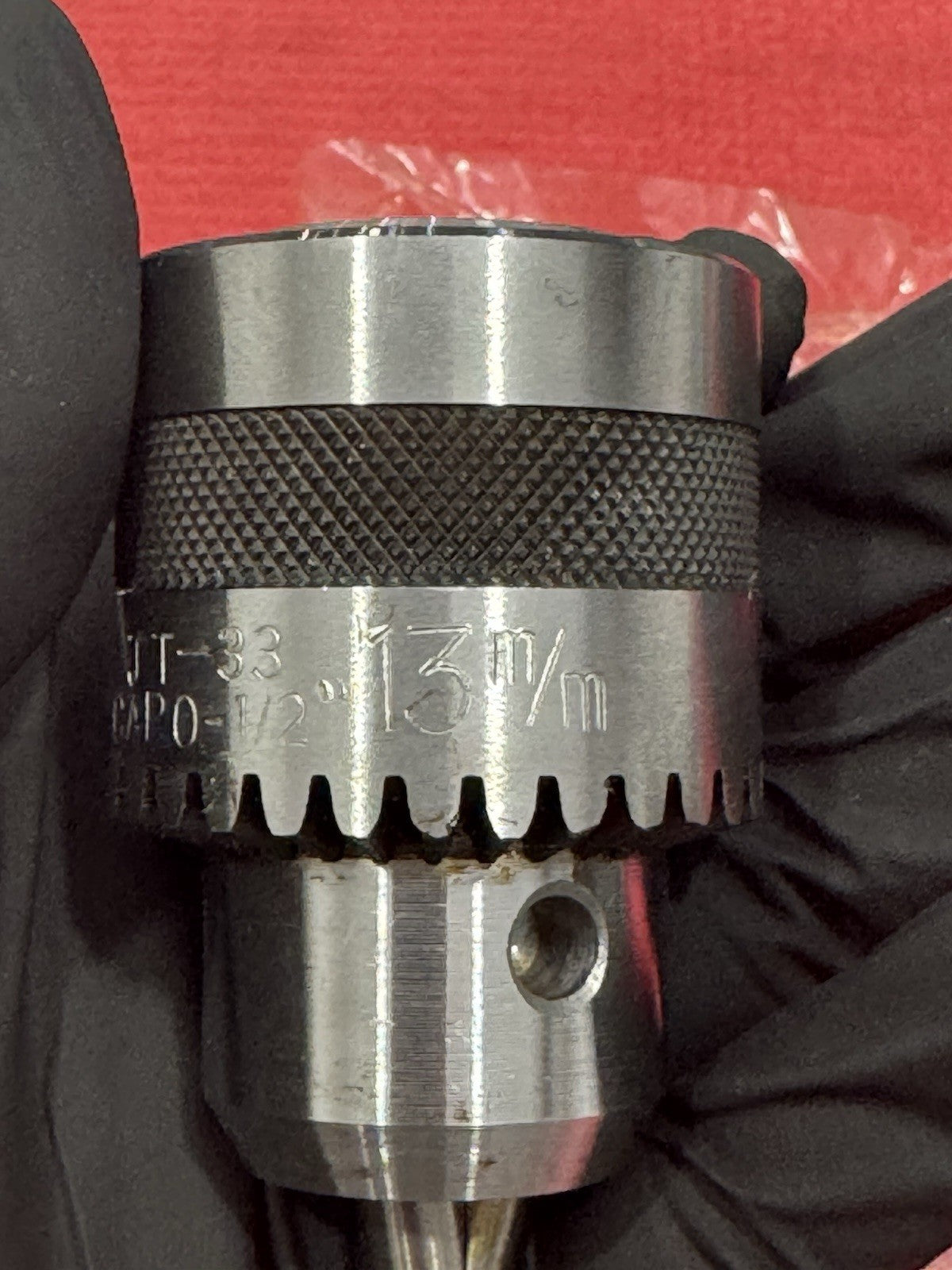 H-Chau NEW JT-33 1/2” Drill Chuck 13MM JT-33 Taper With Chuck Key