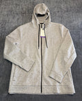 NWT Member's Mark Everyday Full Zip Active Hoodie Men's XXL Gray Long Sleeve