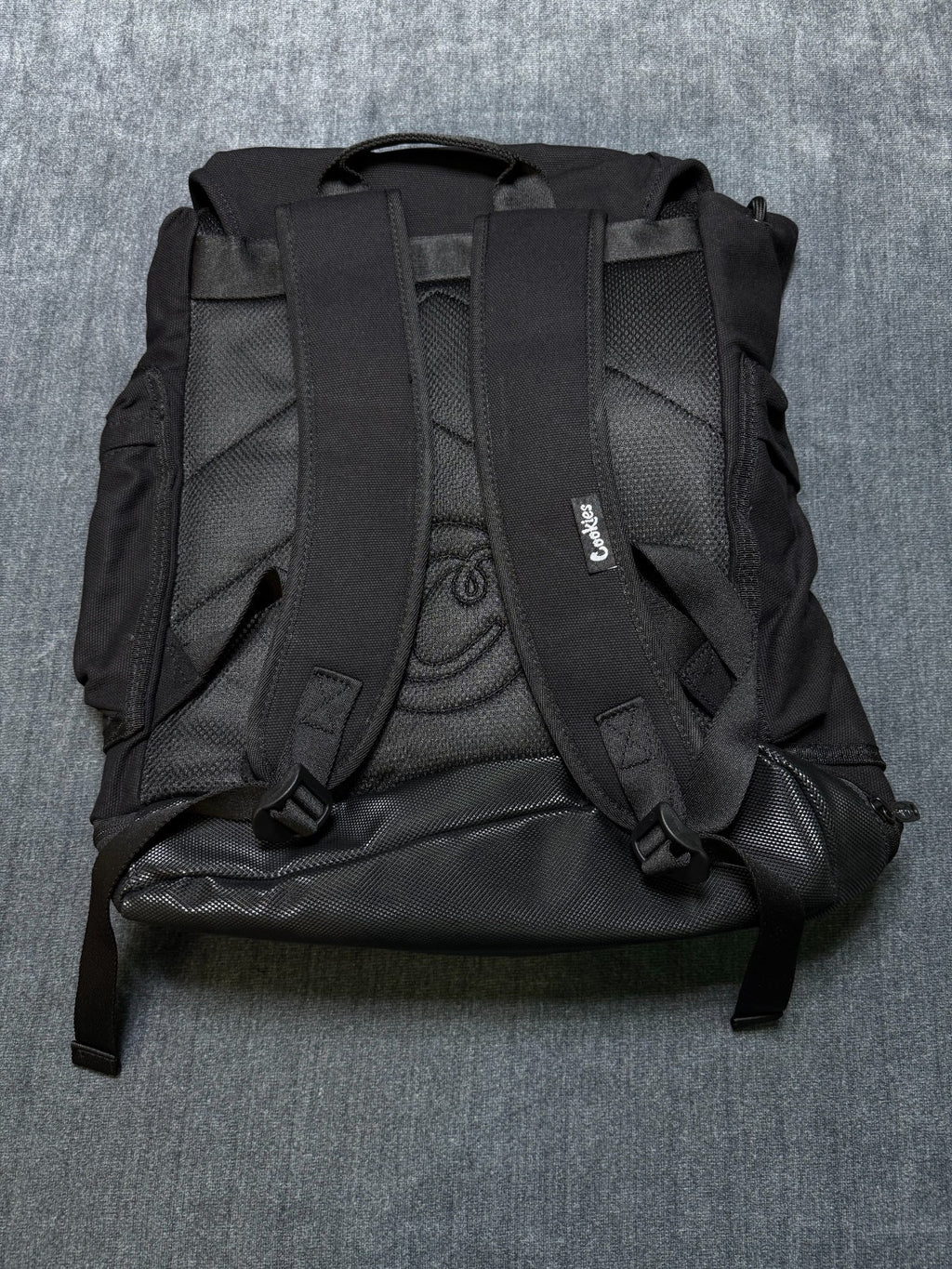 Cookies Utility Backpack Smell Proof Rucksack Black Travel Stash Bag Streetwear
