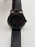 Stainless Steel Watch FMDCTM003, IF059 Imitation Leather Band. Needs Battery