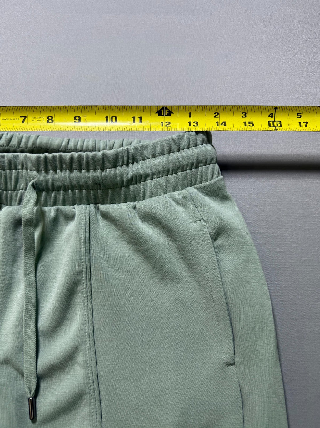 NWT Member's Mark Sandwash Jogger Pants Women's Small Sage Green Elastic Waist