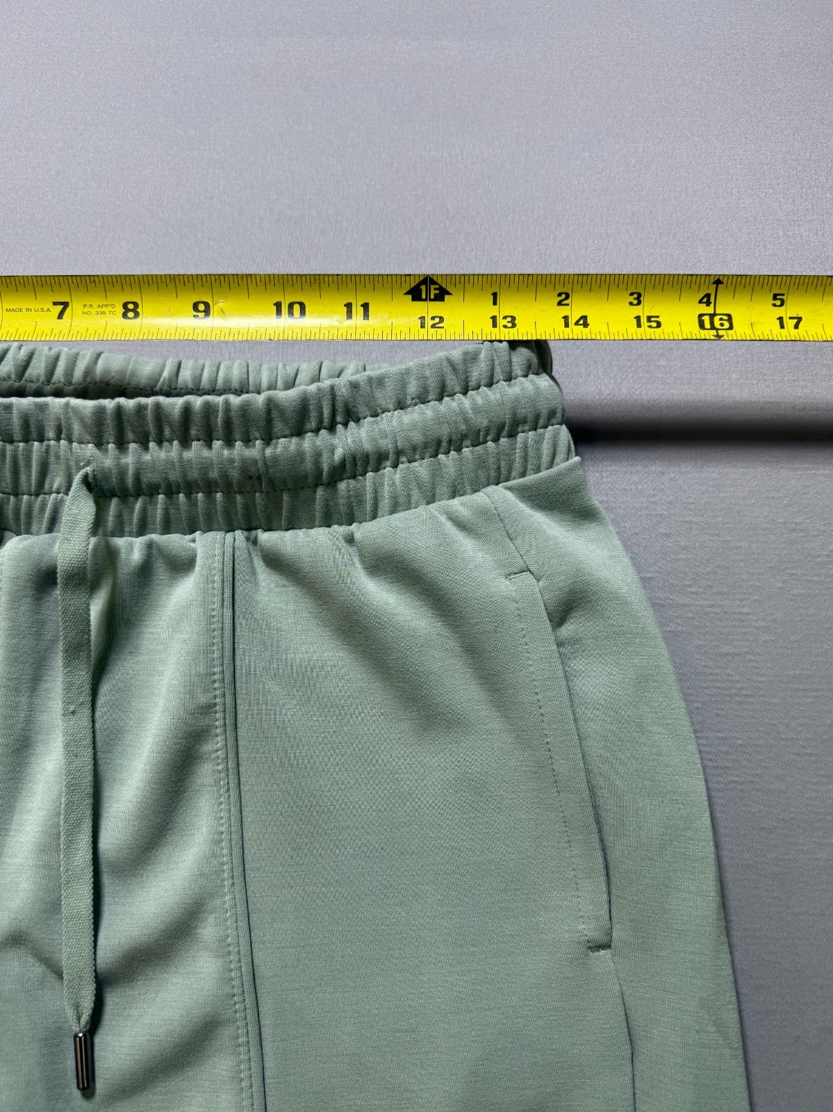 NWT Member's Mark Sandwash Jogger Pants Women's Small Sage Green Elastic Waist