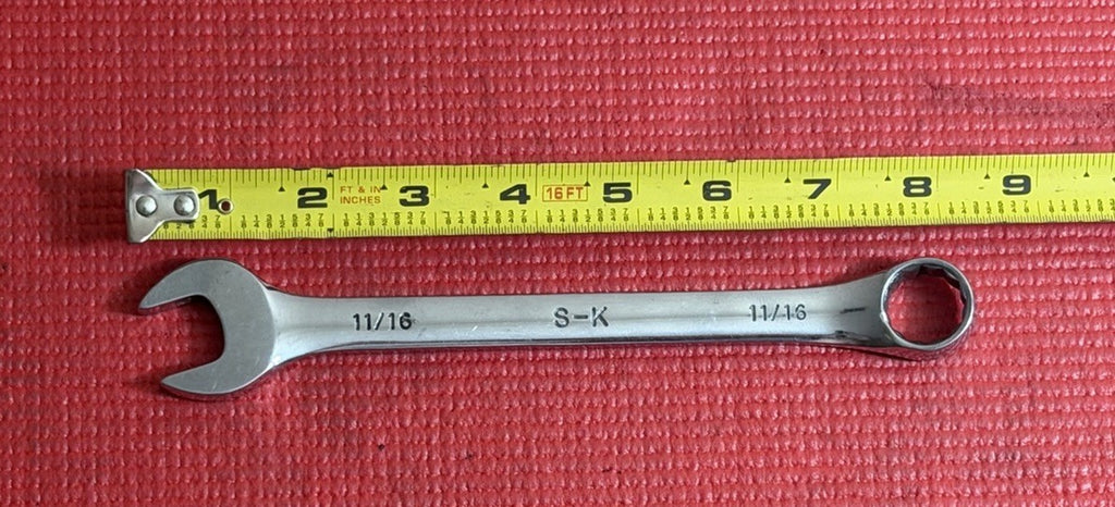 S-K Tools 88222  11/16” Combination Wrench 12 pt Made In USA SK Tools