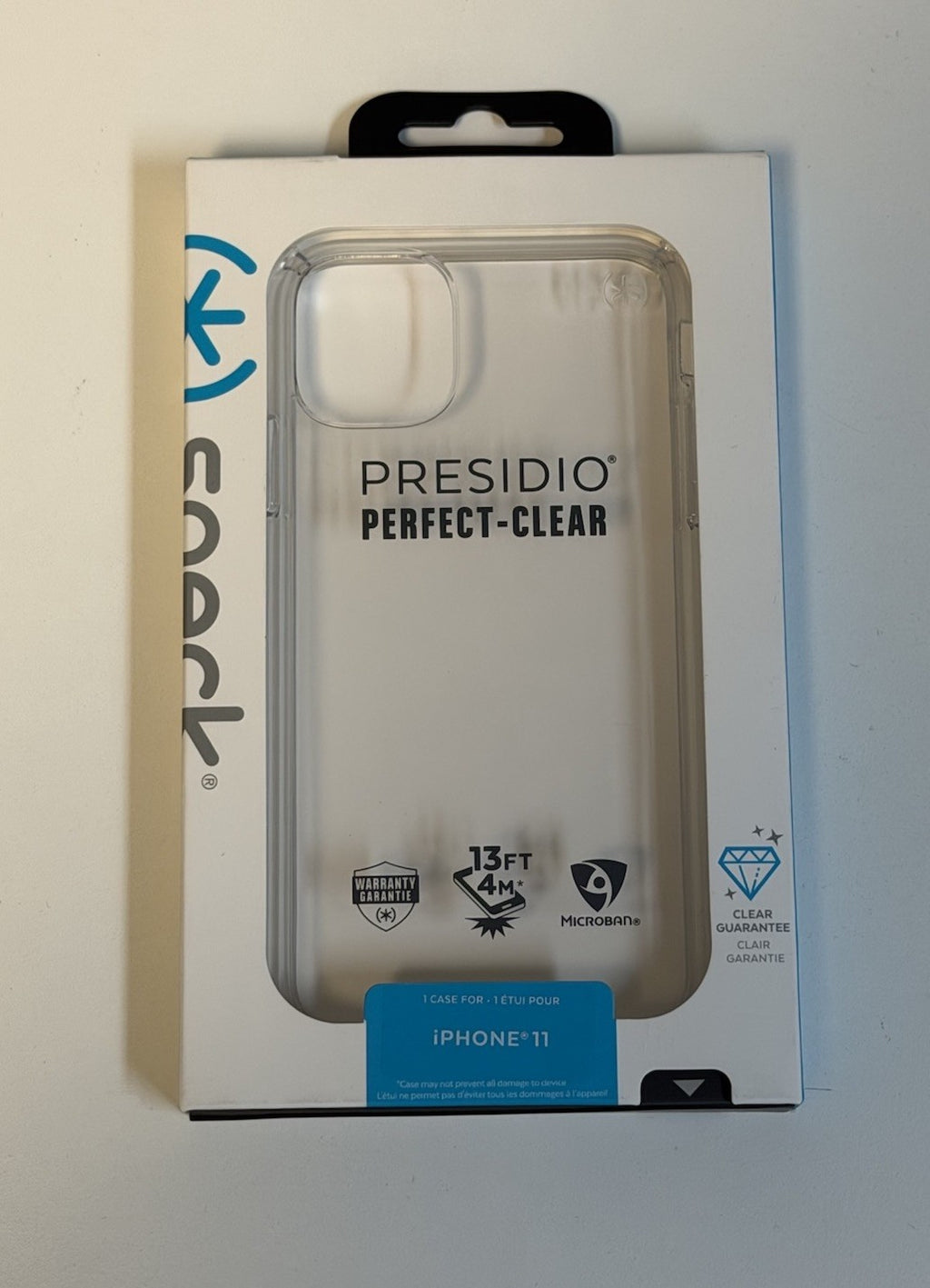 Speck Presidio2 Microban 13FT Drop Case for iPhone 11 | Perfect Clear NEW