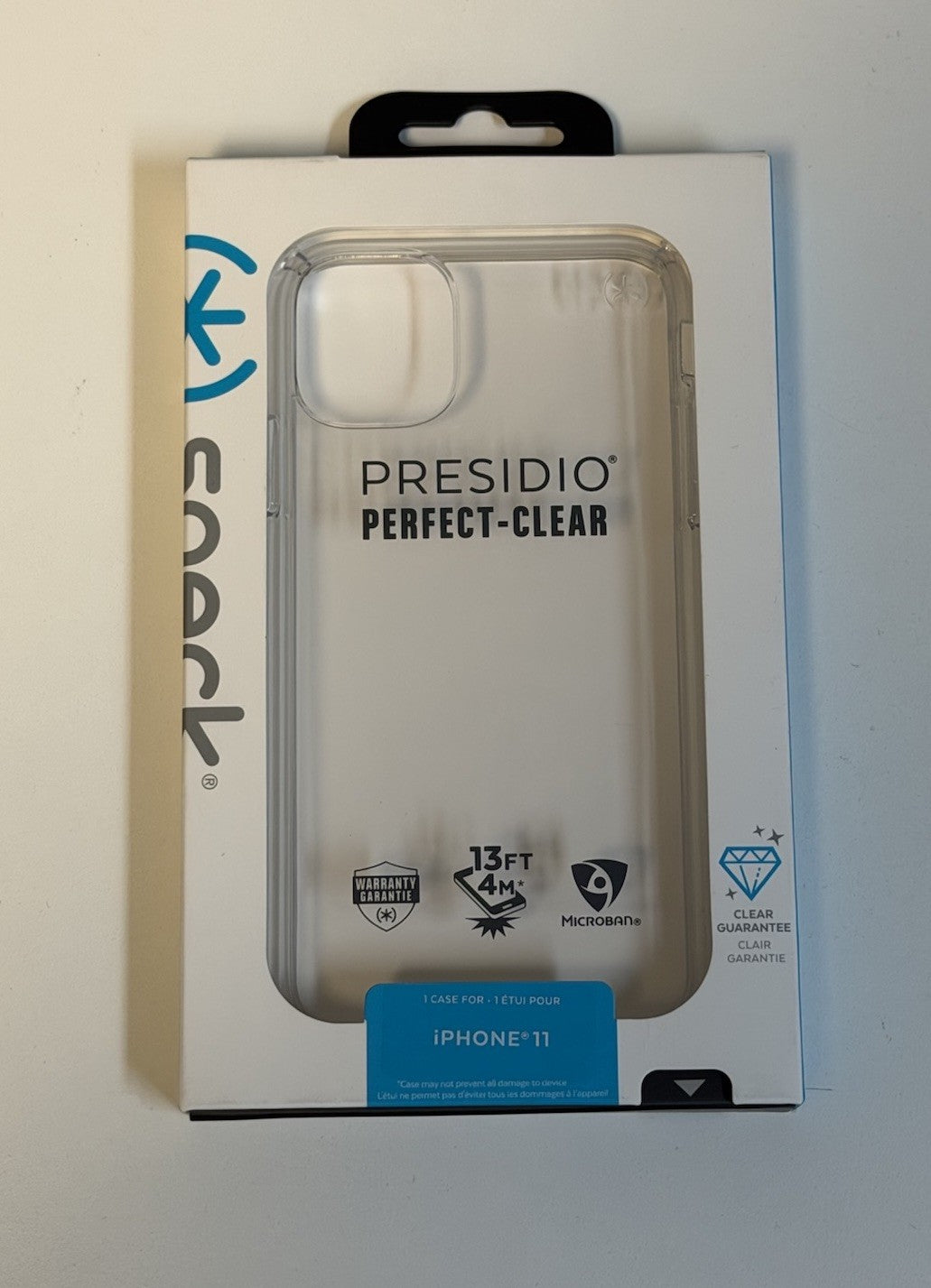 Speck Presidio2 Microban 13FT Drop Case for iPhone 11 | Perfect Clear NEW