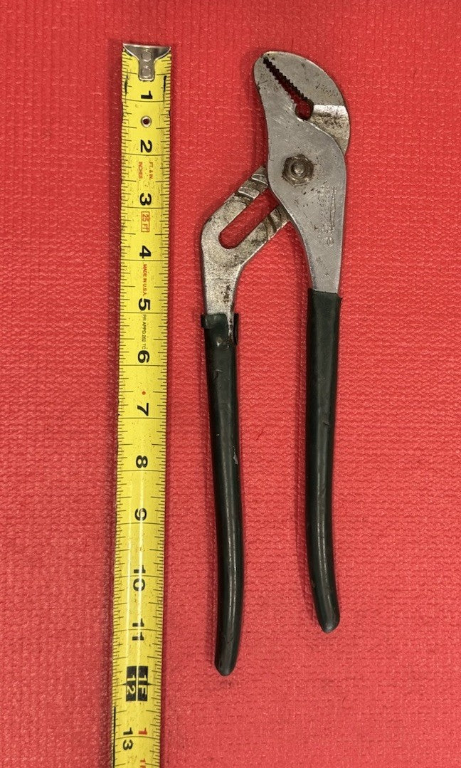 Diamond Diamalloy Horseshoe HL112P  12" Tongue Groove Joint Pliers Made In USA