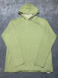NWT Habit Lightweight Hoodie Men's Green Medium Long Sleeve Pullover Y2K Sports