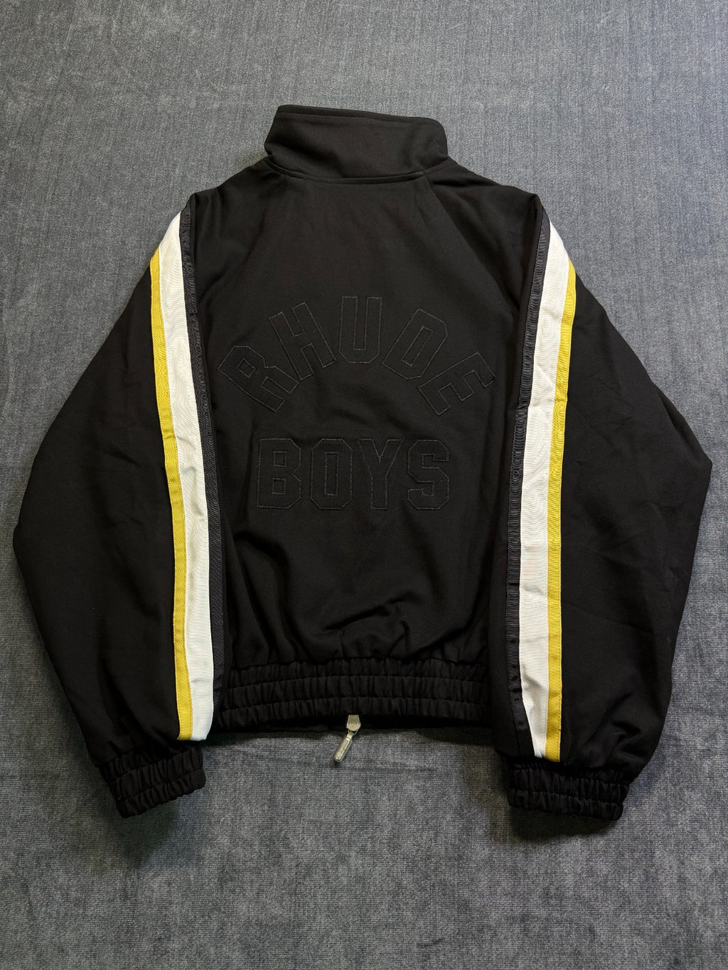 NWT Rhude Traxedo Jacket Men's Large Black Multi Full-Zip Long Sleeve Outdoor