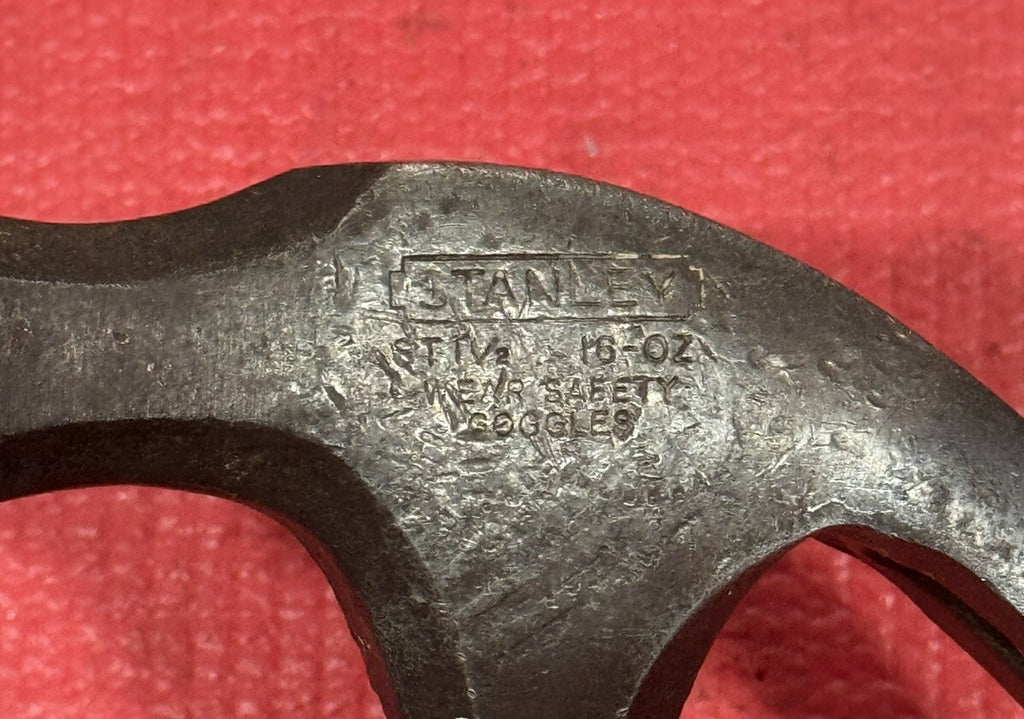 Vintage Stanley ST1 1/2 16oz Nailmaster CLAW HAMMER W/ Black Handle USA