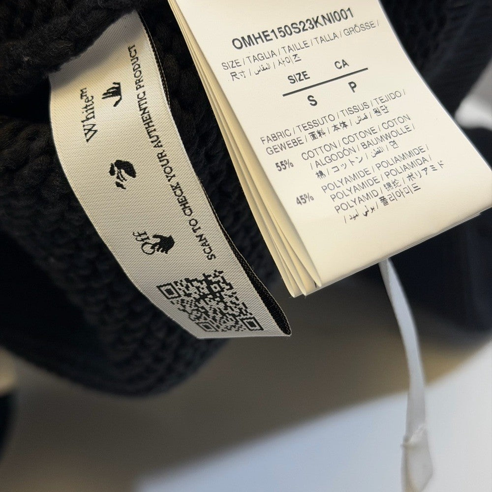 Off-White Black Crewneck Sweater
