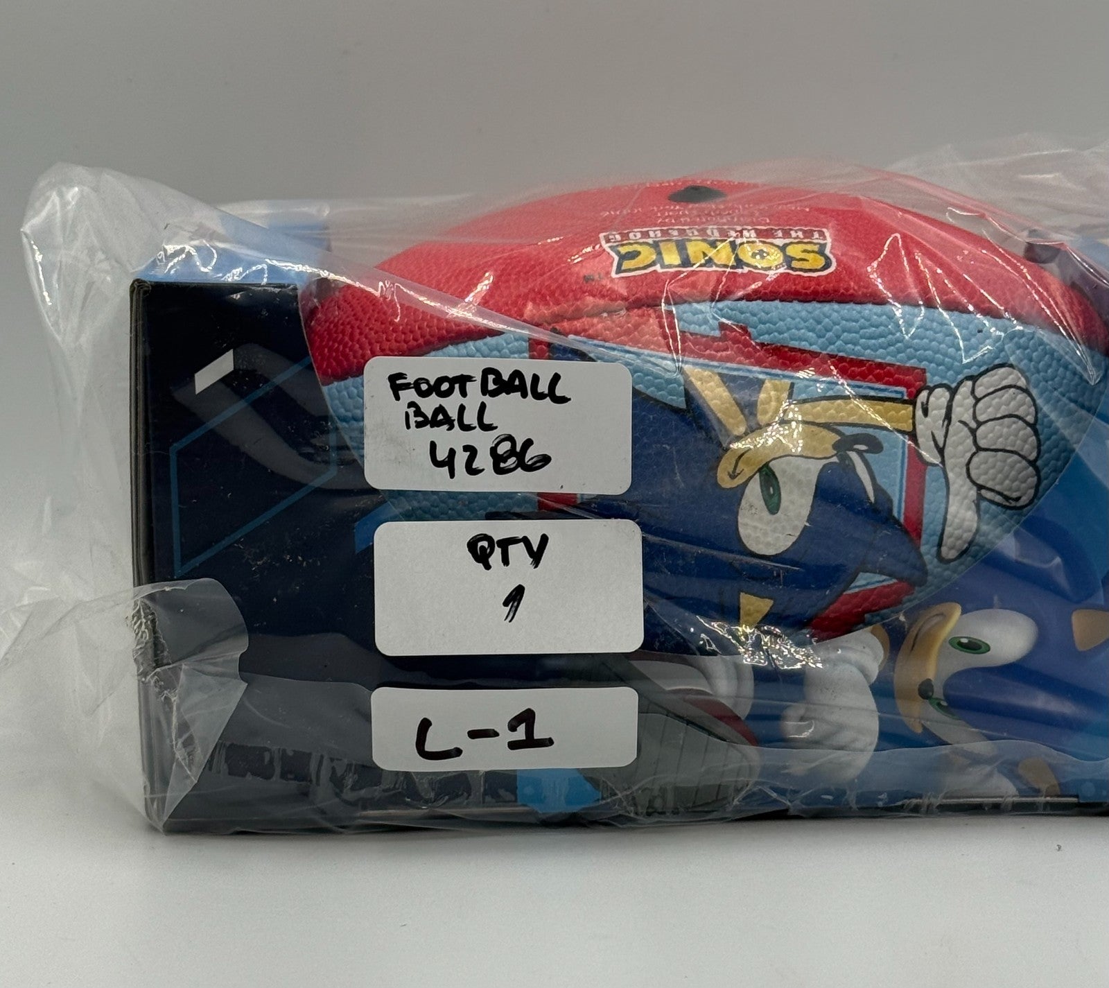 New Sega Sonic The Hedgehog Football Kids Red Sports Outdoor Training - Size 5