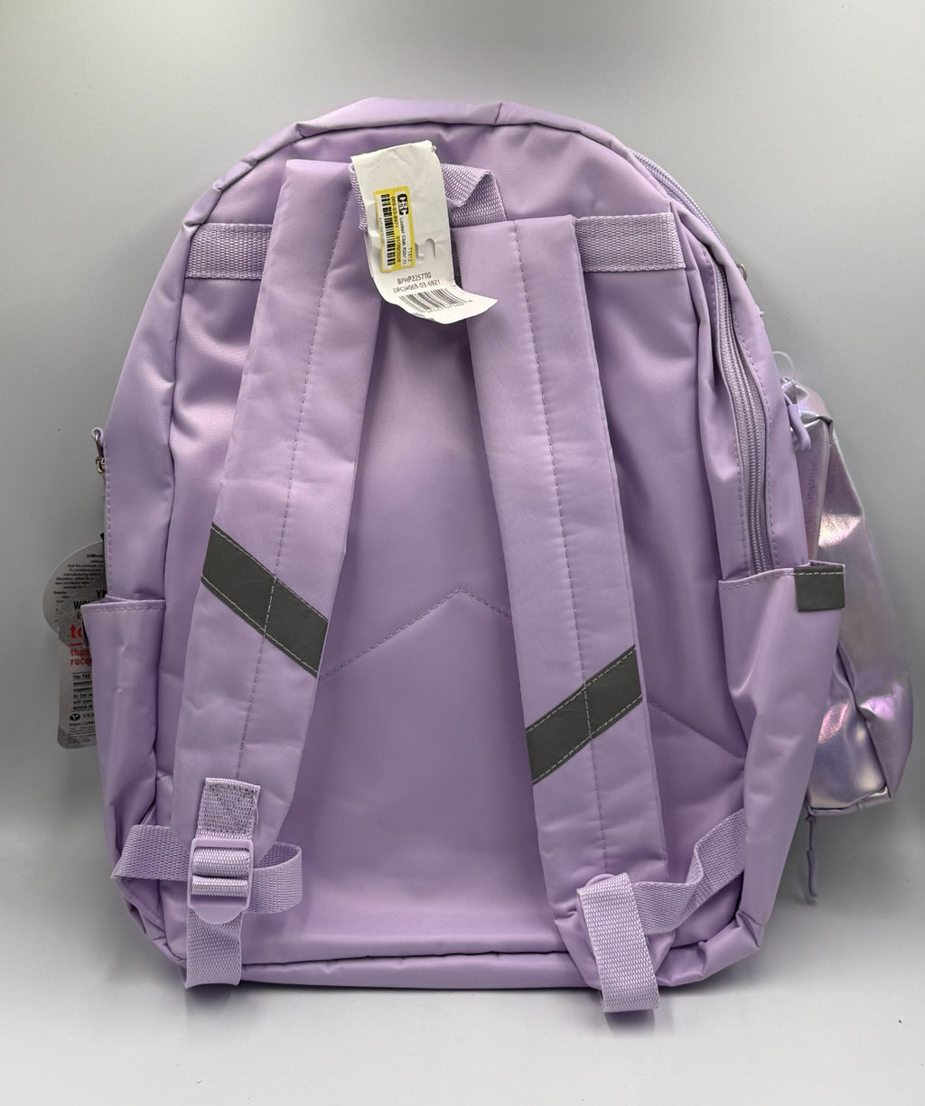 Locker Club Kids 16L Nylon Backpack Lavender Headphone Pencil Pouch School Bag