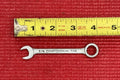 Craftsman V series 3/8" x 7/16", 4"long Short Combination Wrench 12 PT Made USA