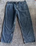 Basic Editions Relaxed Fit Men’s 46W X 32L Denim Blue Dark Jeans Classic NWT