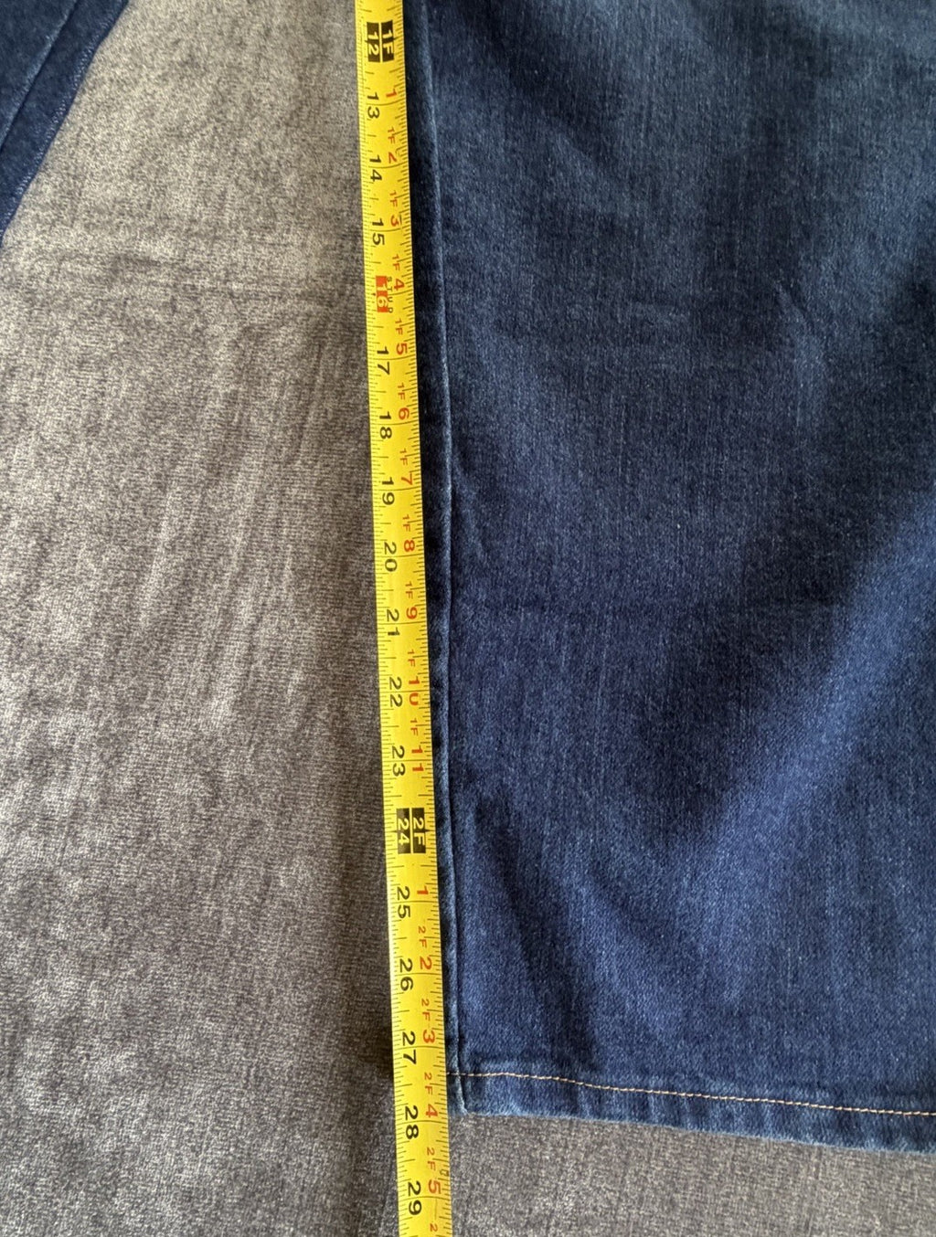 Basic Editions Regular Fit Flex Men’s 46W X 29L Denim Blue Dark Jeans NWT