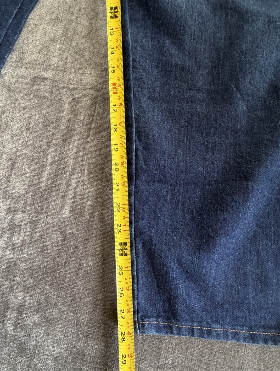 Basic Editions Regular Fit Flex Men’s 46W X 29L Denim Blue Dark Jeans NWT