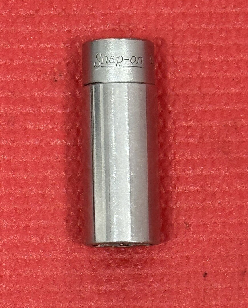 SNAP-ON TOOLS STM18, 1/4" DRIVE SAE 9/16" DEEP CHROME SOCKET 6PT MADE IN USA
