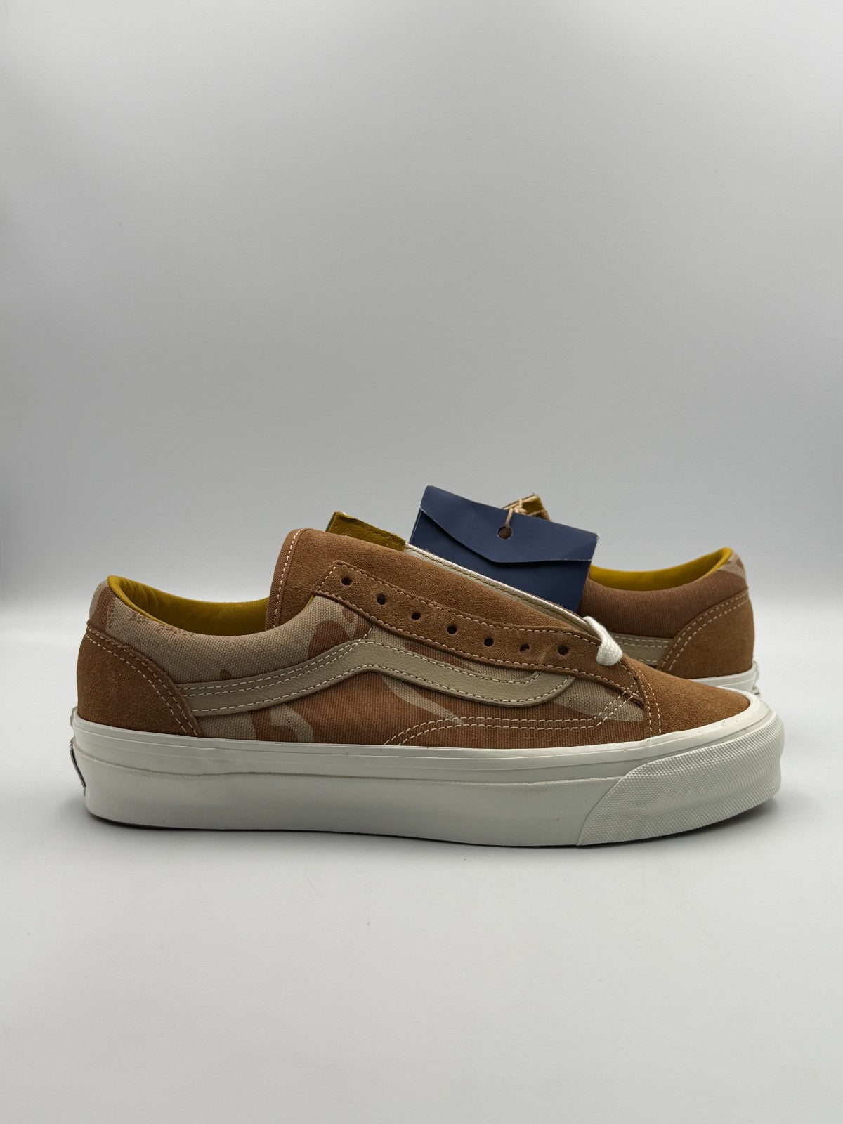 Vans Lx Old Skool 36 Sneakers Men's 7.5 Desert Chipmunk Camo Suede VN000D9RF06